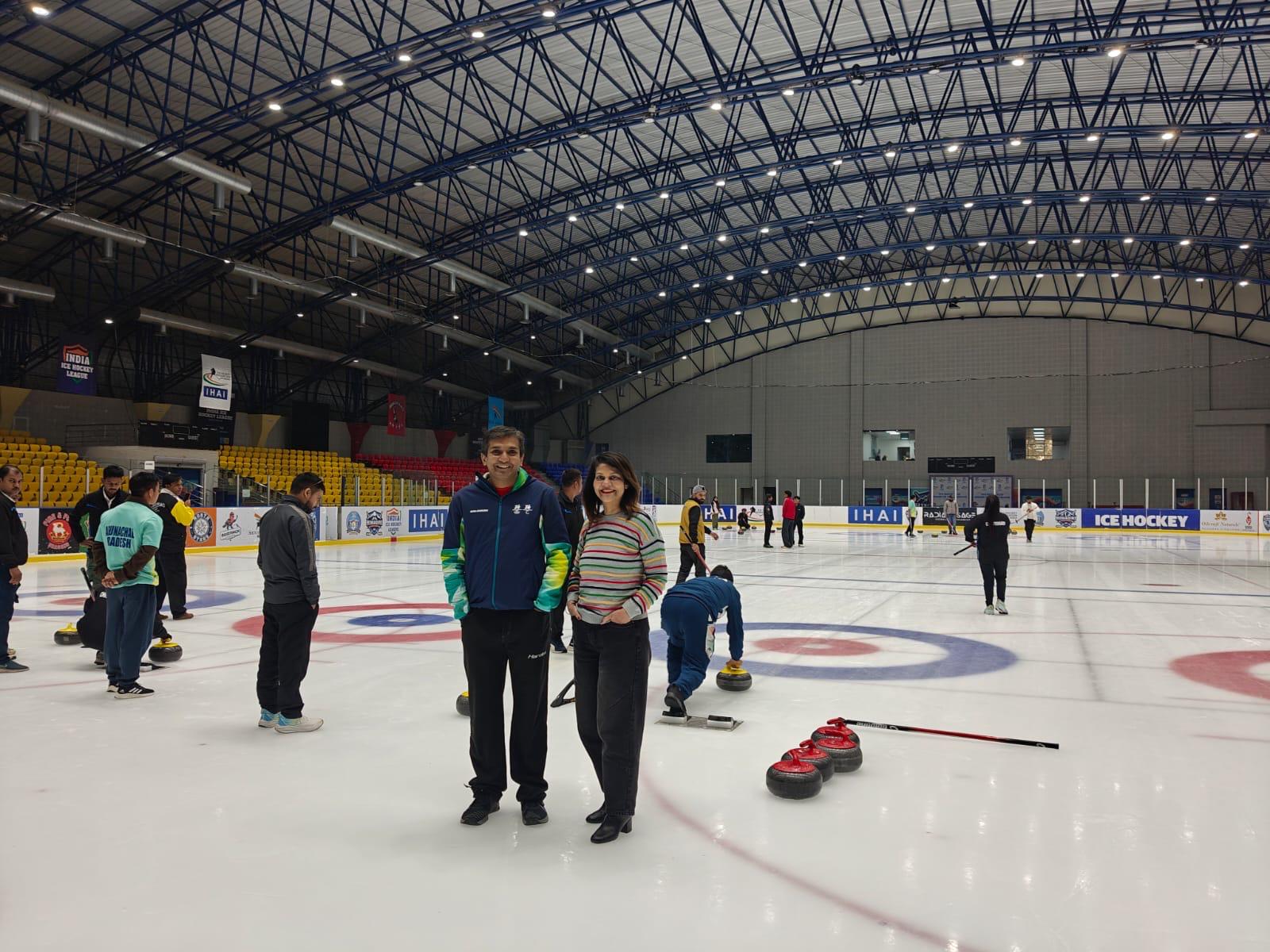Breaking the Ice Ceiling: How a small Olympic sport is taking root in a cricket-crazy nation. - section 1 image 1